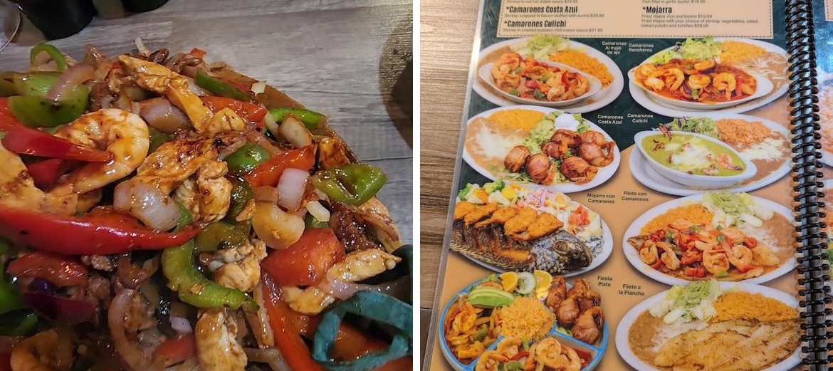 Taco Giro Restaurant Mexican & Seafood Menu